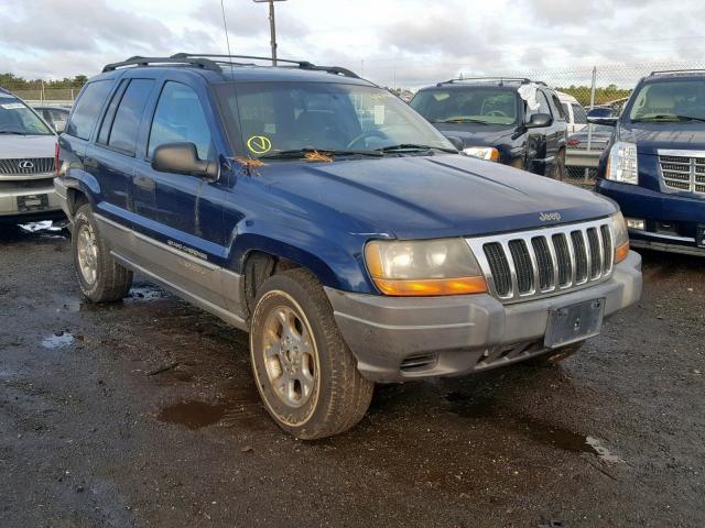 1J4GW48SX1C540170 - 2001 JEEP GRAND CHER BLUE photo 1