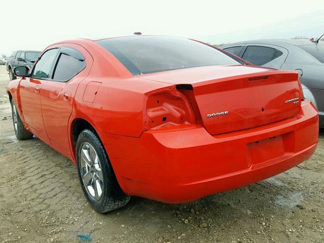 2B3KA33V79H507034 - 2009 DODGE CHARGER SX RED photo 3