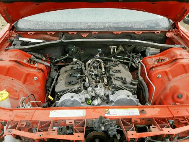 2B3KA33V79H507034 - 2009 DODGE CHARGER SX RED photo 7