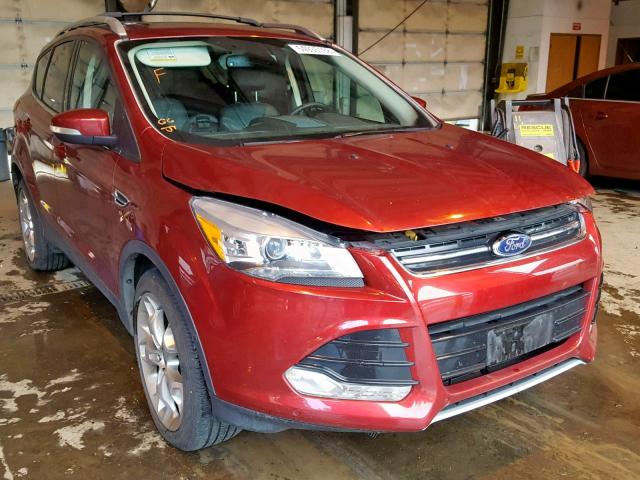 1FMCU9J92DUD29974 - 2013 FORD ESCAPE TIT RED photo 1