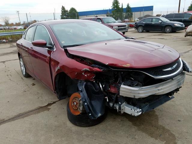 1C3CCCAB5FN669516 - 2015 CHRYSLER 200 LIMITE BURGUNDY photo 1