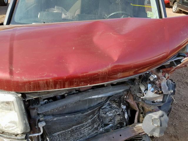 5J6YH1H70BL002670 - 2011 HONDA ELEMENT EX MAROON photo 7