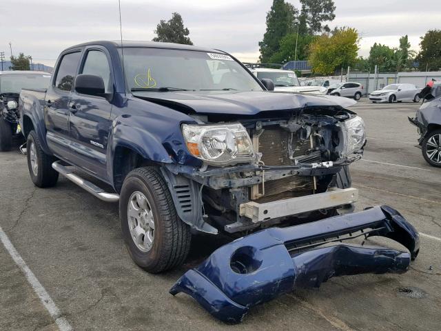 3TMJU62N95M007313 - 2005 TOYOTA TACOMA DOU BLUE photo 1