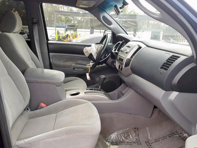 3TMJU62N95M007313 - 2005 TOYOTA TACOMA DOU BLUE photo 5