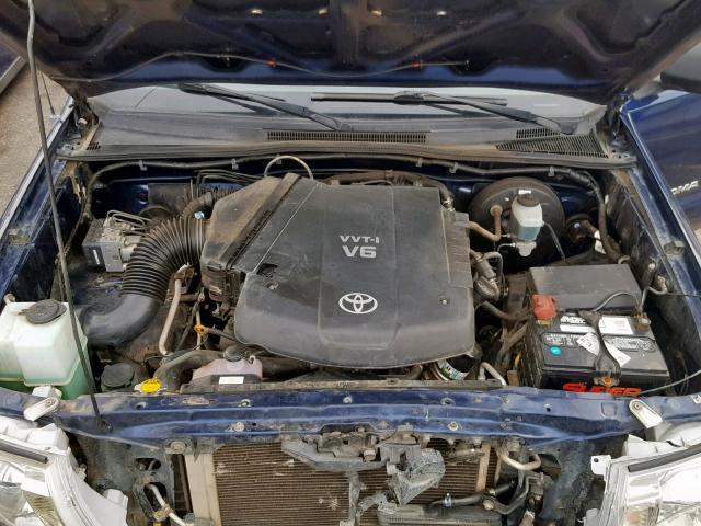 3TMJU62N95M007313 - 2005 TOYOTA TACOMA DOU BLUE photo 7