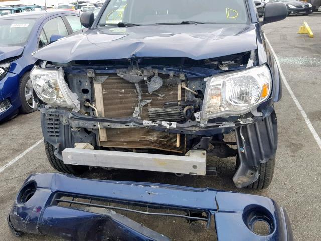 3TMJU62N95M007313 - 2005 TOYOTA TACOMA DOU BLUE photo 9