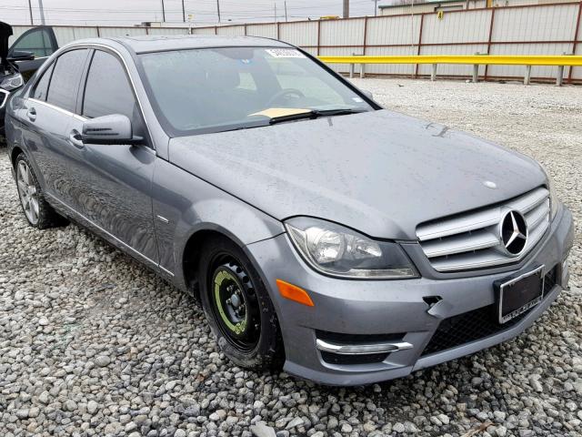 WDDGF4HB9CR224173 - 2012 MERCEDES-BENZ C 250 GRAY photo 1