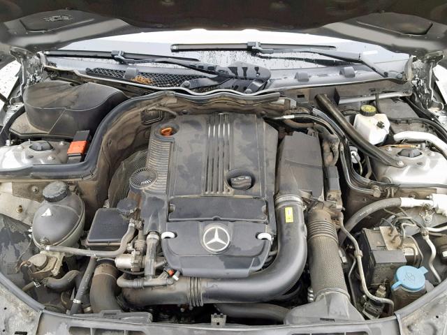 WDDGF4HB9CR224173 - 2012 MERCEDES-BENZ C 250 GRAY photo 7