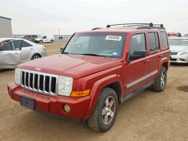 1J4RH4GK0AC159335 - 2010 JEEP COMMANDER RED photo 2