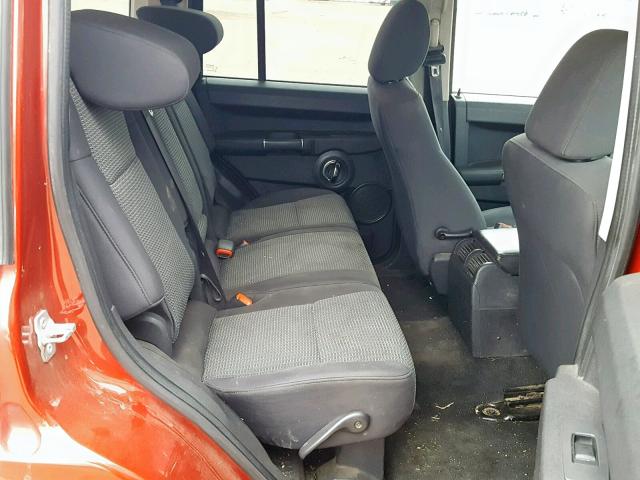 1J4RH4GK0AC159335 - 2010 JEEP COMMANDER RED photo 6