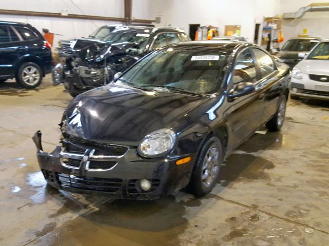 1B3ES56C63D252669 - 2003 DODGE NEON SXT BLACK photo 2