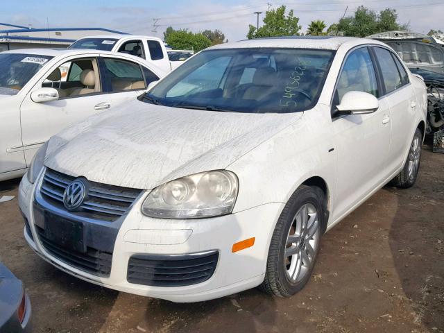 3VWEG71K97M068683 - 2007 VOLKSWAGEN JETTA WOLF WHITE photo 2