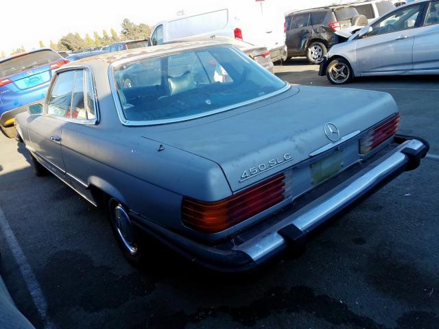 10702412009124 - 1975 MERCEDES-BENZ 450SLC SILVER photo 3