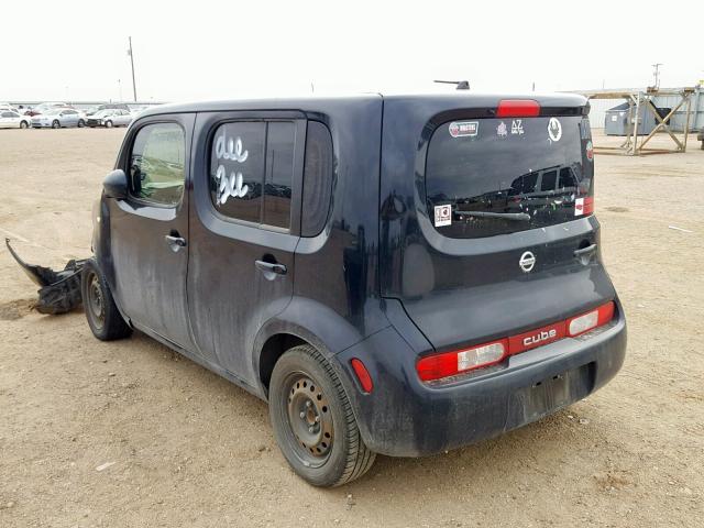 JN8AZ2KR7AT151410 - 2010 NISSAN CUBE BASE BLACK photo 3