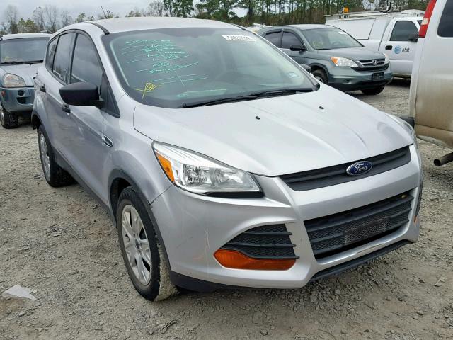 1FMCU0F73EUD00701 - 2014 FORD ESCAPE S GRAY photo 1