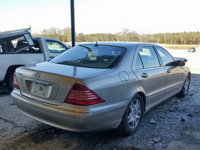 WDBNG75J83A347262 - 2003 MERCEDES-BENZ S 500 GOLD photo 4