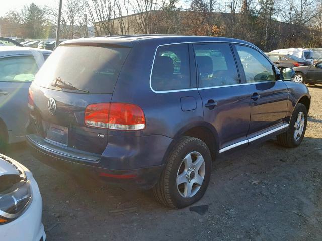 WVGZG77L06D043925 - 2006 VOLKSWAGEN TOUAREG 3. BLUE photo 4