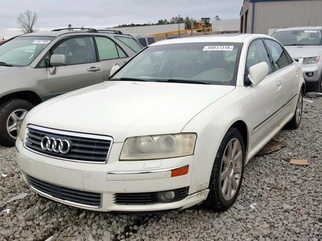 WAUML44E45N003352 - 2005 AUDI A8 L QUATT WHITE photo 2