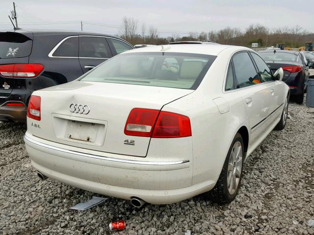 WAUML44E45N003352 - 2005 AUDI A8 L QUATT WHITE photo 4