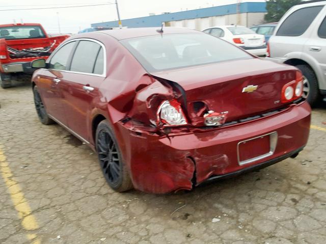 1G1ZK57718F162674 - 2008 CHEVROLET MALIBU LTZ BURGUNDY photo 3