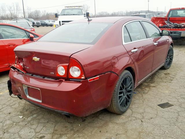 1G1ZK57718F162674 - 2008 CHEVROLET MALIBU LTZ BURGUNDY photo 4