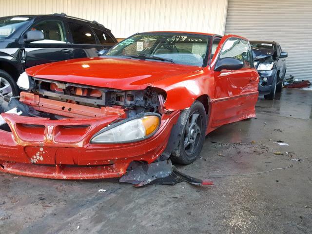 1G2NW12E05M135809 - 2005 PONTIAC GRAND AM G RED photo 2