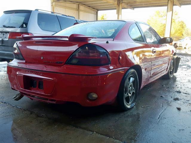 1G2NW12E05M135809 - 2005 PONTIAC GRAND AM G RED photo 4