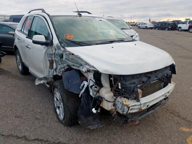 2FMDK3JC3BBA99836 - 2011 FORD EDGE SEL WHITE photo 1