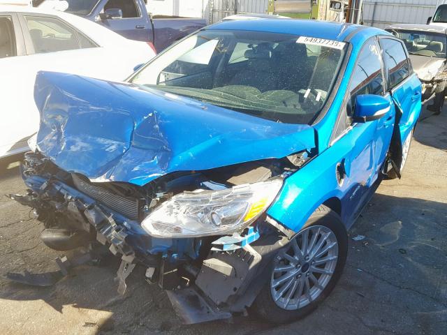 1FADP3R44DL319285 - 2013 FORD FOCUS BEV BLUE photo 2