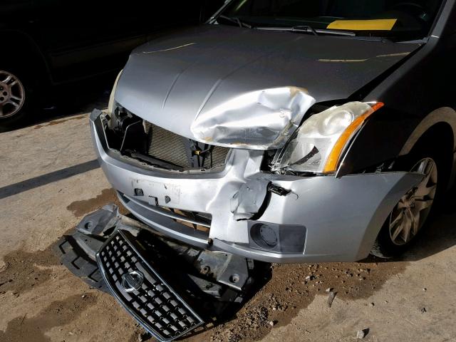 3N1AB61E57L611475 - 2007 NISSAN SENTRA 2.0 SILVER photo 9