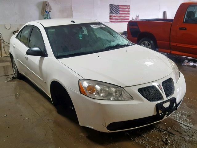 1G2ZH57N384219316 - 2008 PONTIAC G6 GT WHITE photo 1