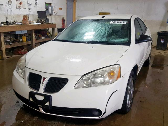 1G2ZH57N384219316 - 2008 PONTIAC G6 GT WHITE photo 2