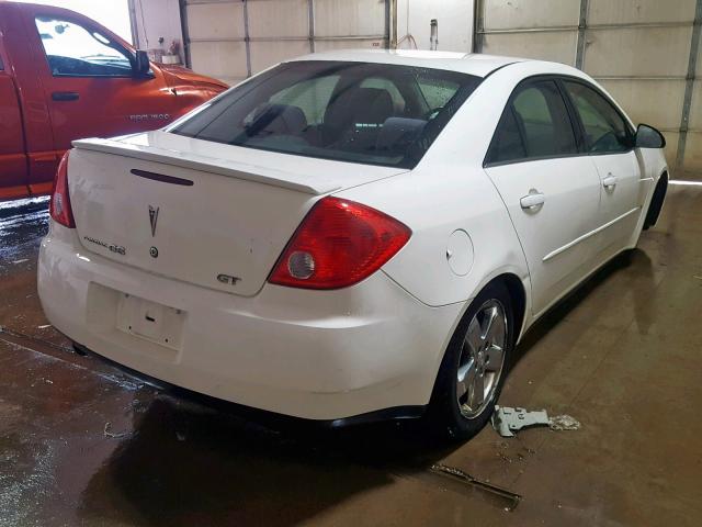 1G2ZH57N384219316 - 2008 PONTIAC G6 GT WHITE photo 4