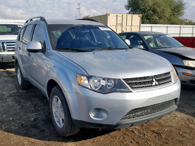 JA4MT31X77U007045 - 2007 MITSUBISHI OUTLANDER SILVER photo 1