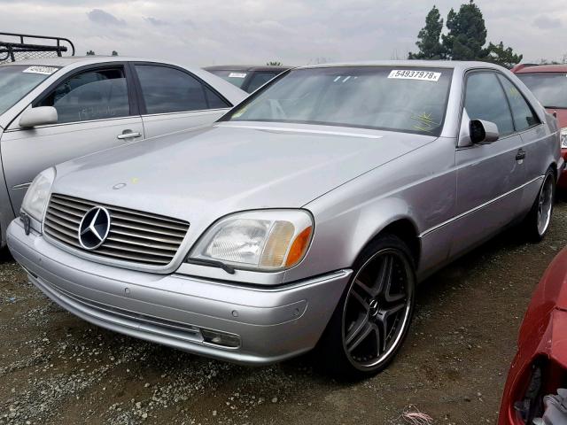 WDBGA76GXWA380846 - 1998 MERCEDES-BENZ CL 600 GRAY photo 2