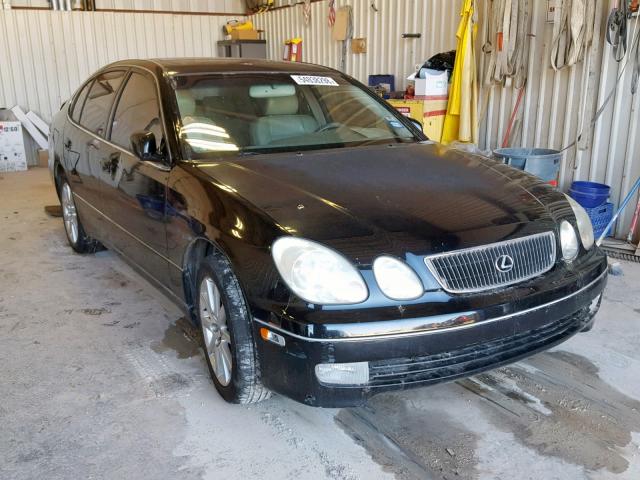 JT8BD68S8Y0100511 - 2000 LEXUS GS 300 BLACK photo 1