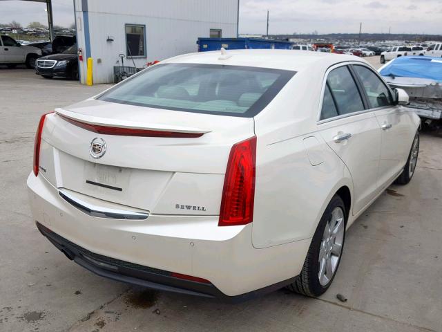 1G6AB5RA6E0117292 - 2014 CADILLAC ATS LUXURY WHITE photo 4