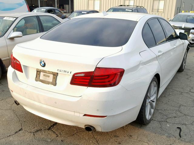 WBAFR7C59BC804893 - 2011 BMW 535 I WHITE photo 4