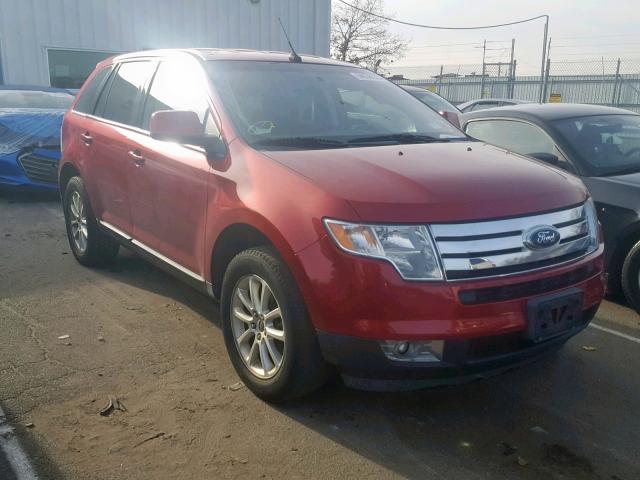 2FMDK48C79BA79210 - 2009 FORD EDGE SEL RED photo 1