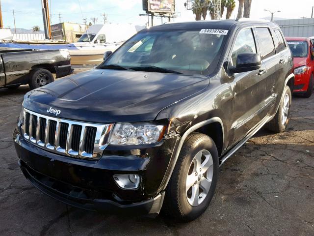 1J4RS4GG6BC704534 - 2011 JEEP GRAND CHER BLACK photo 2