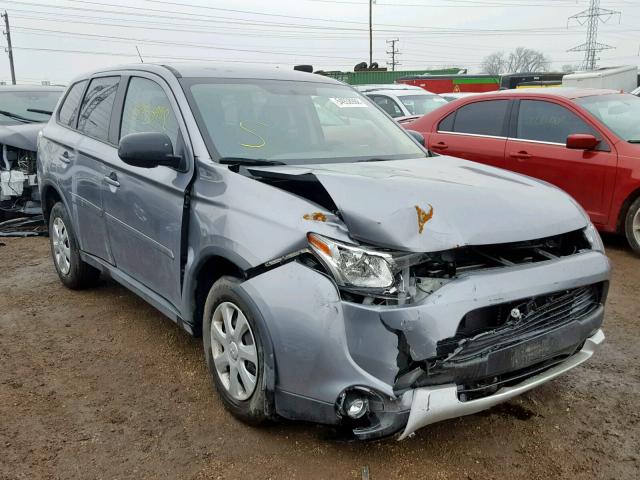 JA4AD2A3XFZ013690 - 2015 MITSUBISHI OUTLANDER GRAY photo 1