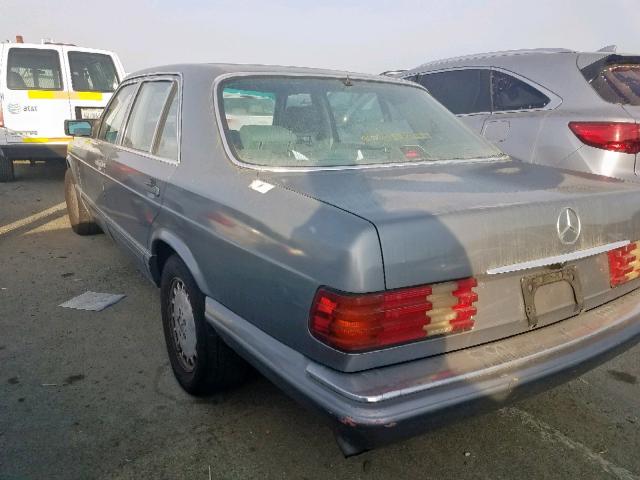 WDBCA35D8JA394820 - 1988 MERCEDES-BENZ 420 SEL SILVER photo 3