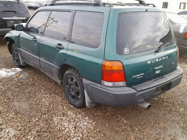 JF1SF6353YG721911 - 2000 SUBARU FORESTER L GREEN photo 3