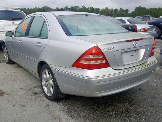 WDBRF64J61F072331 - 2001 MERCEDES-BENZ C 320 TAN photo 3