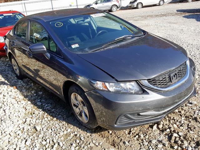 19XFB2F57FE253948 - 2015 HONDA CIVIC LX GRAY photo 1