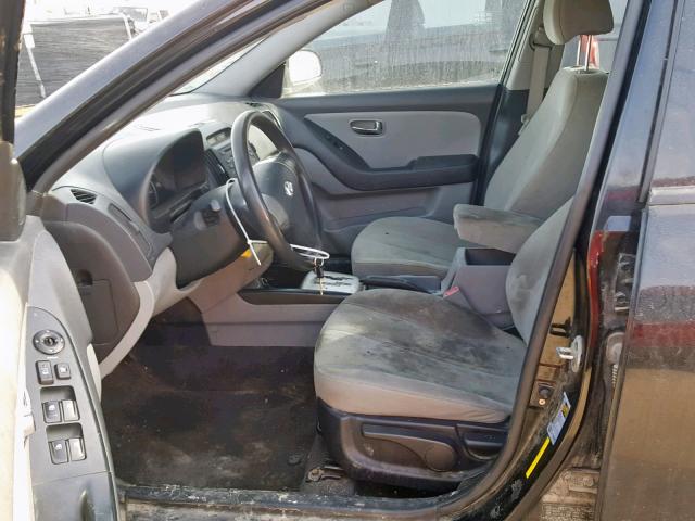 KMHDU4AD3AU904042 - 2010 HYUNDAI ELANTRA BL BLACK photo 5