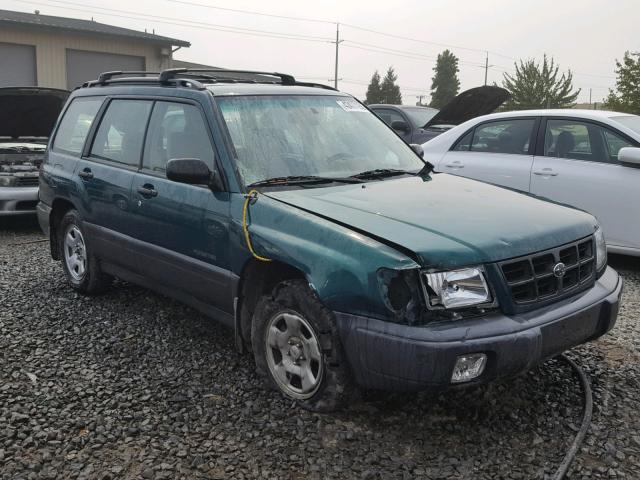 JF1SF6359YH701737 - 2000 SUBARU FORESTER L GREEN photo 1