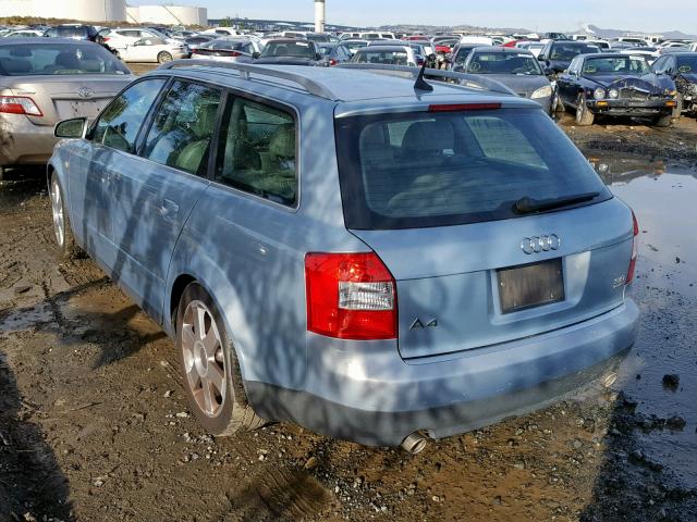 WAUVT58E73A154825 - 2003 AUDI A4 3.0 AVA BLUE photo 3