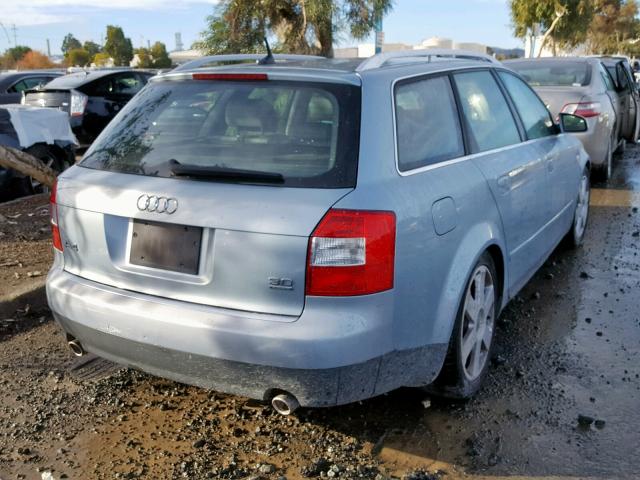 WAUVT58E73A154825 - 2003 AUDI A4 3.0 AVA BLUE photo 4