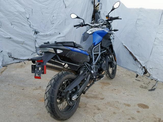 WB10B1203GZL07744 - 2016 BMW F800 GS BLUE photo 4